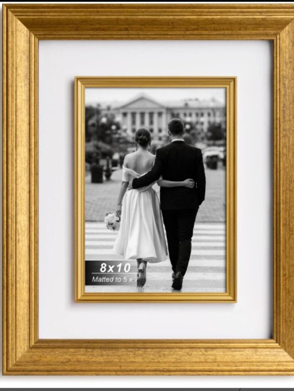 8X10 WALL FRAMES-VINTAGE GOLD